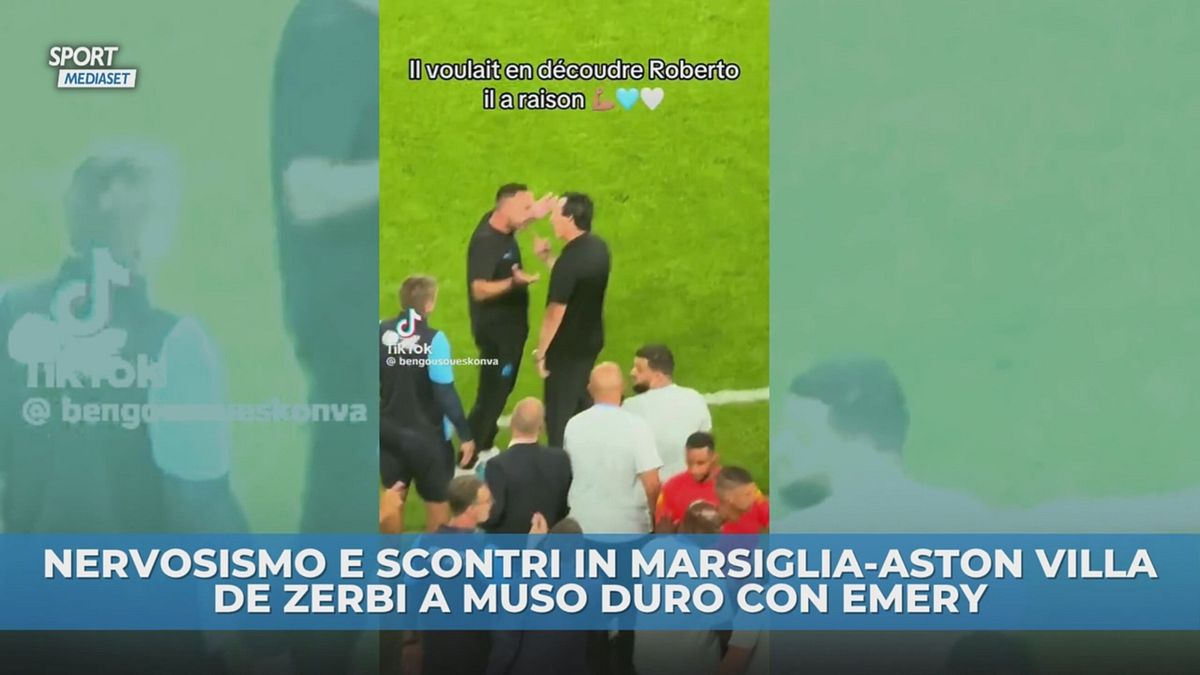 De Zerbi a muso duro con Emery!