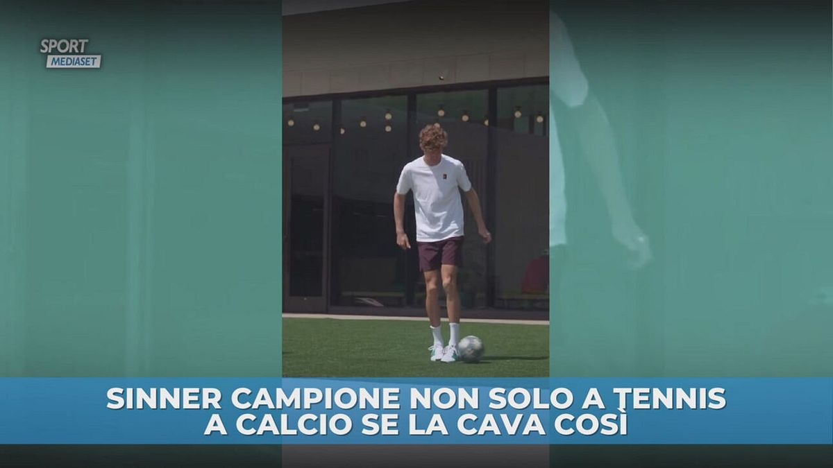 Sinner campione non solo a tennis…