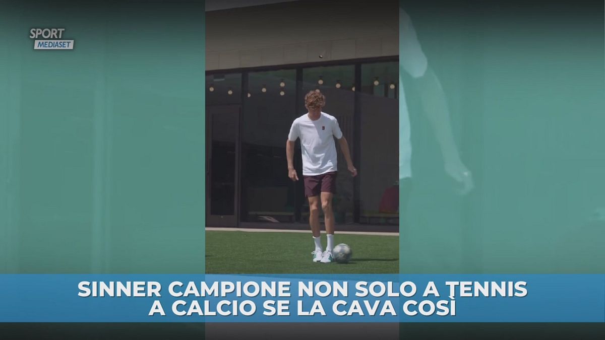 Sinner campione non solo a tennis…