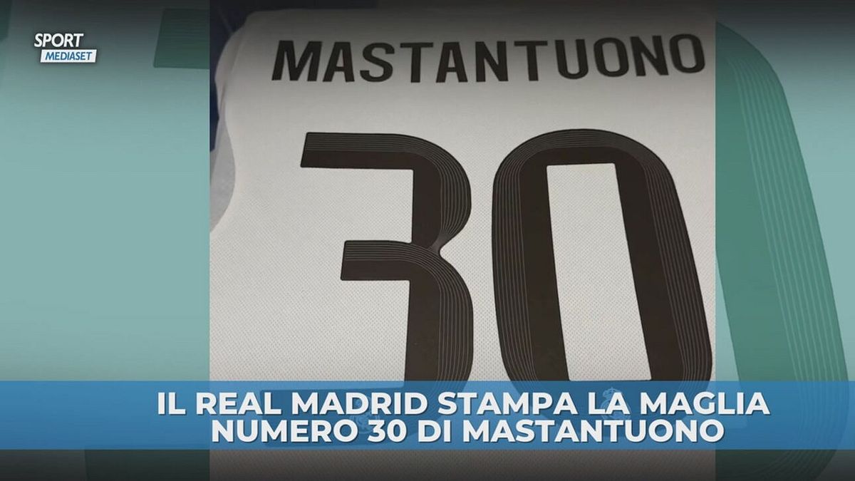 Il Real Madrid accoglie Mastantuono: indosserà la maglia numero 30