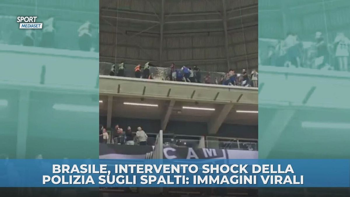 Brasile, polizia shock sugli spalti
