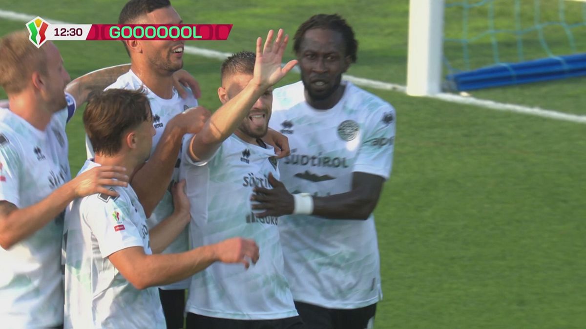 13' | Gol di Casiraghi (Como-Sudtirol 0-1)