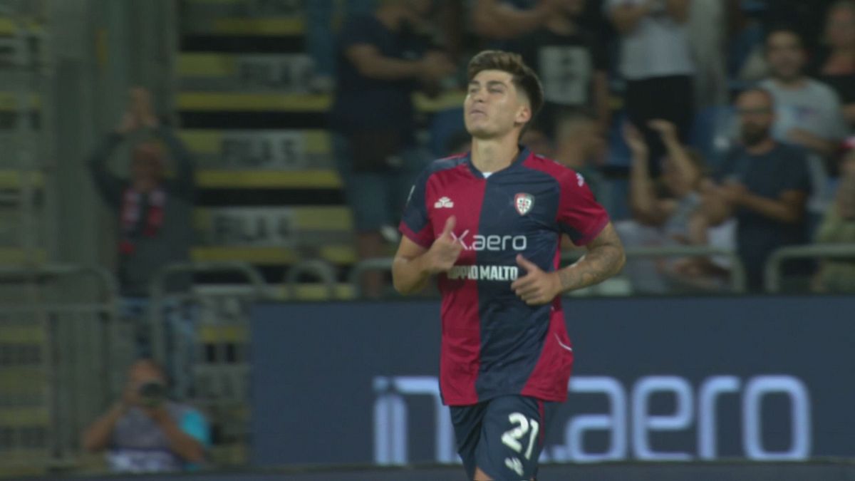 Cagliari-Entella: la sequenza dei rigori