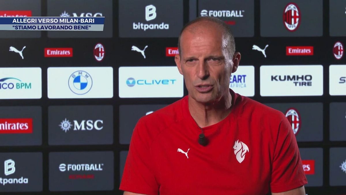 Allegri verso Milan-Bari