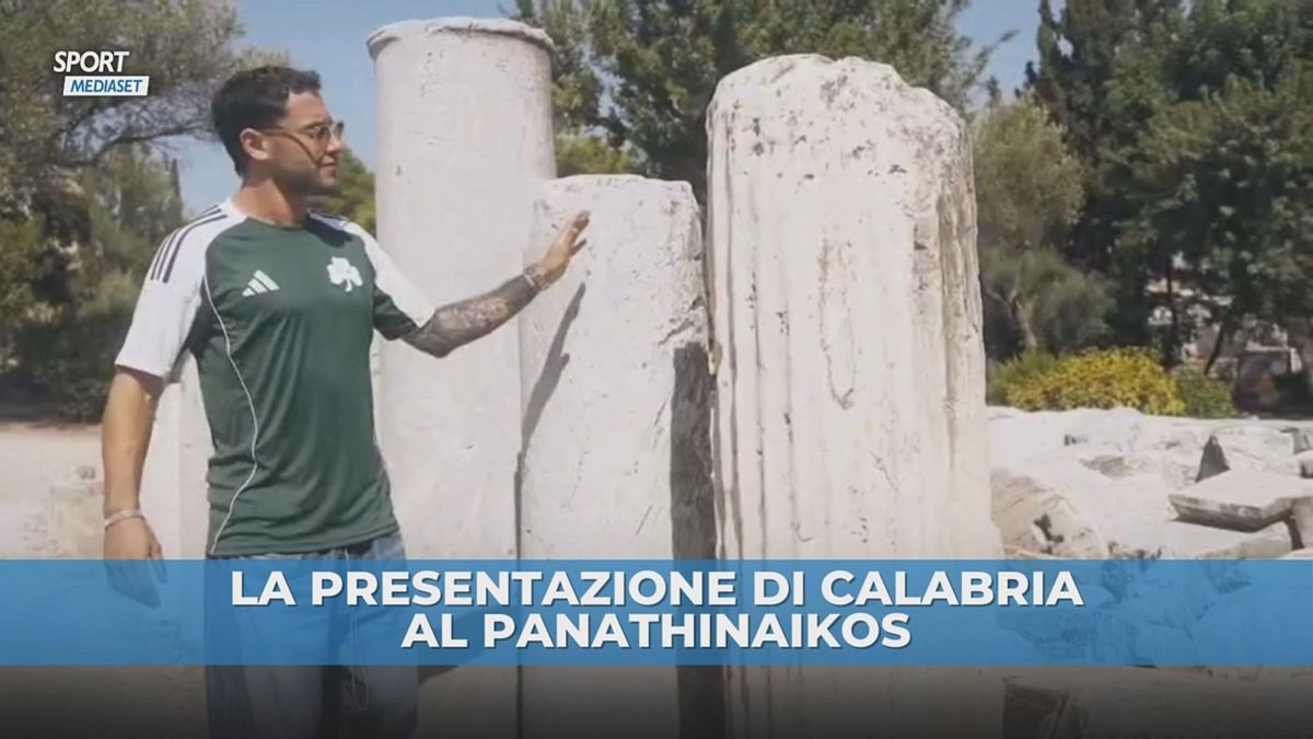 Calabria come un "gladiatore" ad Atene: la presentazione al Panathinaikos