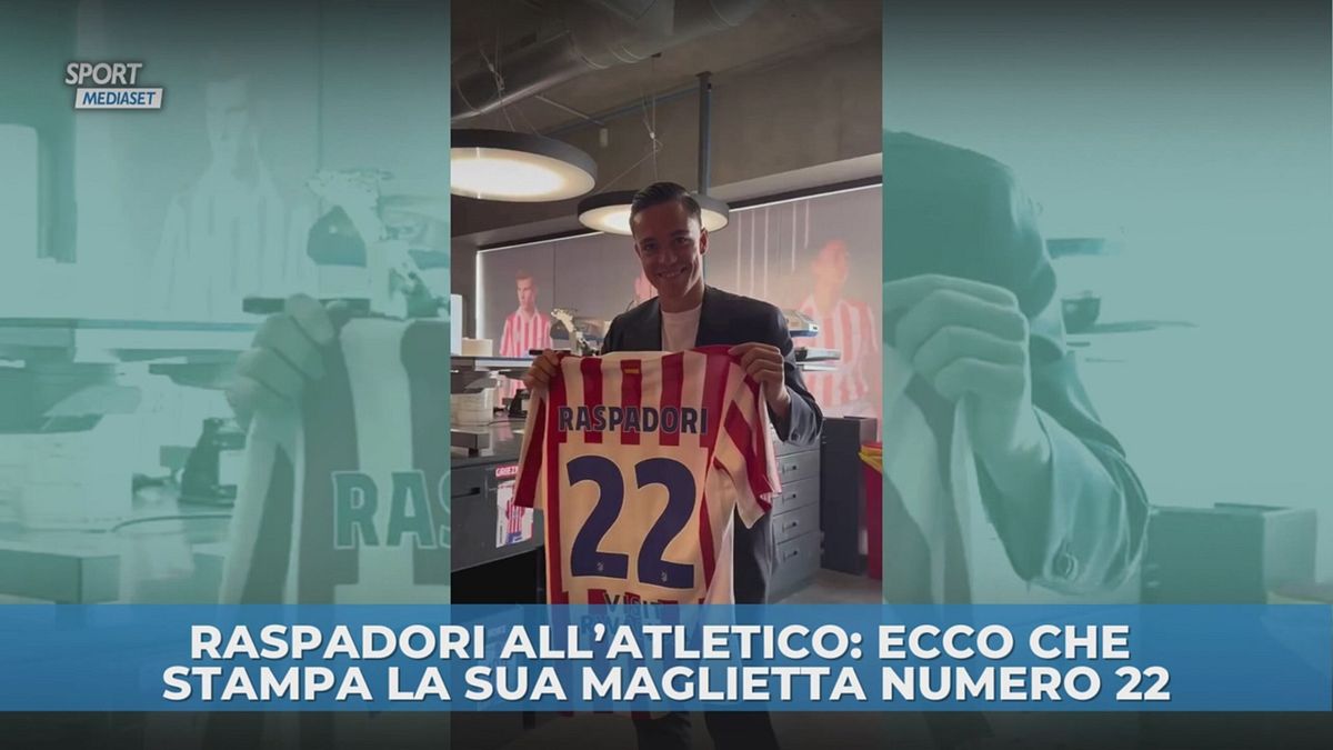 Raspadori, la 22 all'Atletico