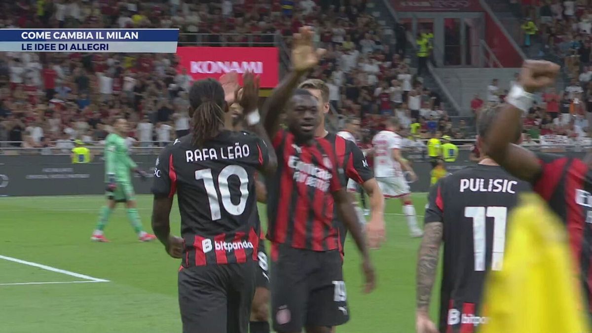 Come cambia il Milan