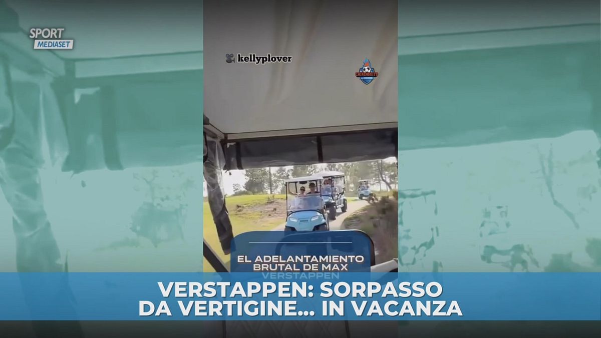 Verstappen: sorpasso da vertigine… in vacanza