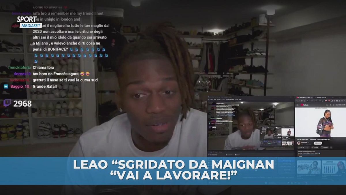 Maignan "sgrida" Leao: "Vai a lavorare!"