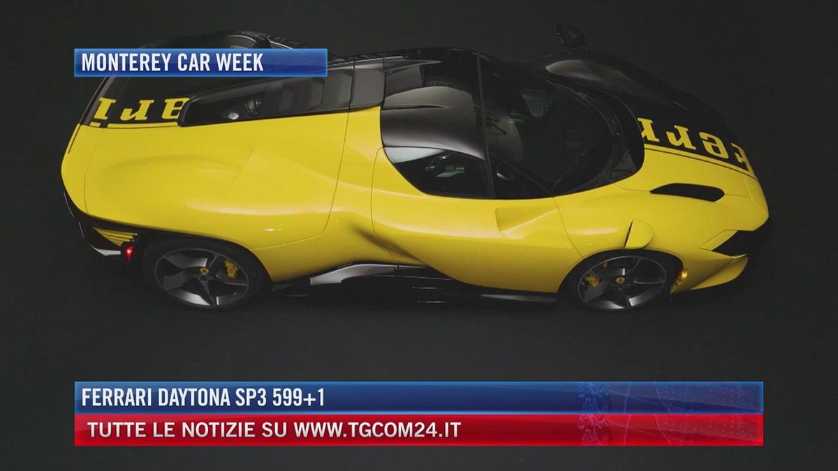 Tgcom24 al Monterey Car week in California