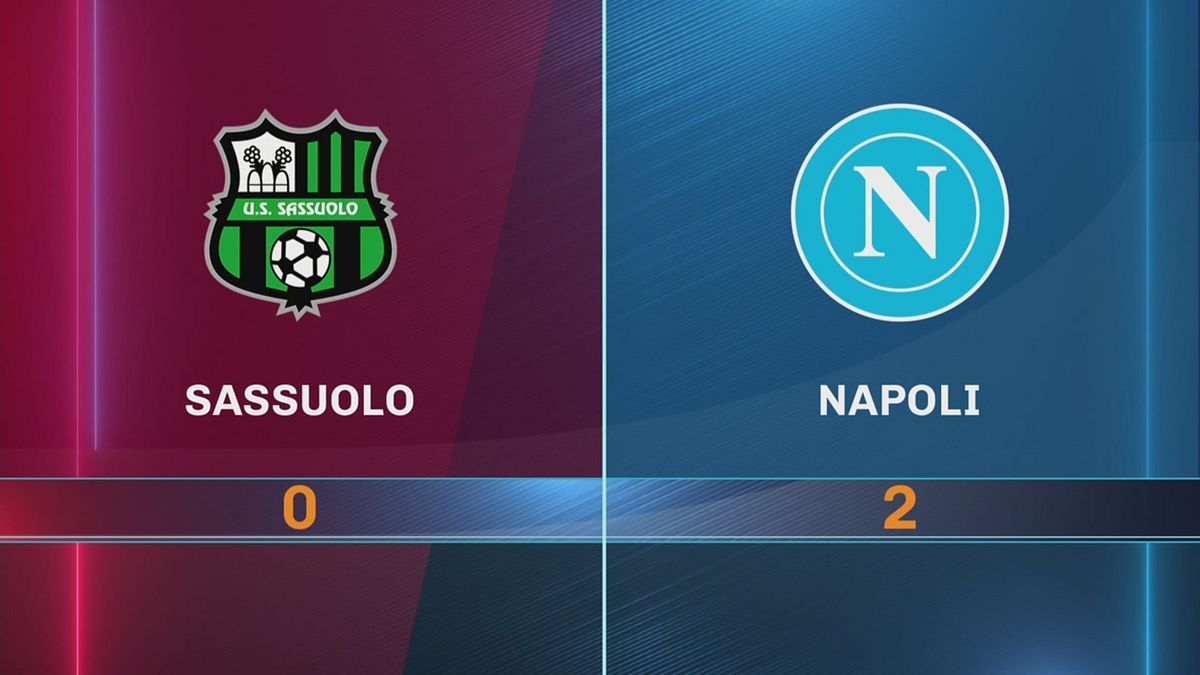 Sassuolo-Napoli 0-2: gli highlights