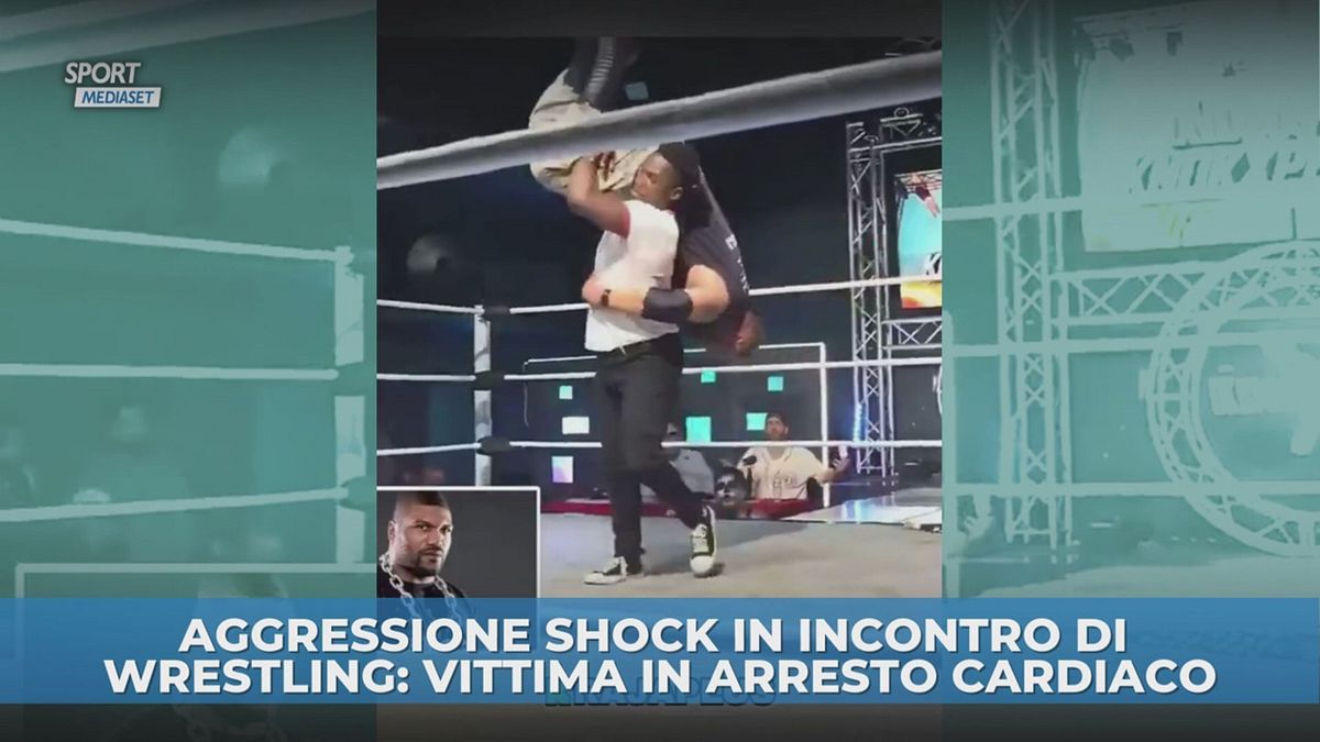 Wrestling, aggressione shock