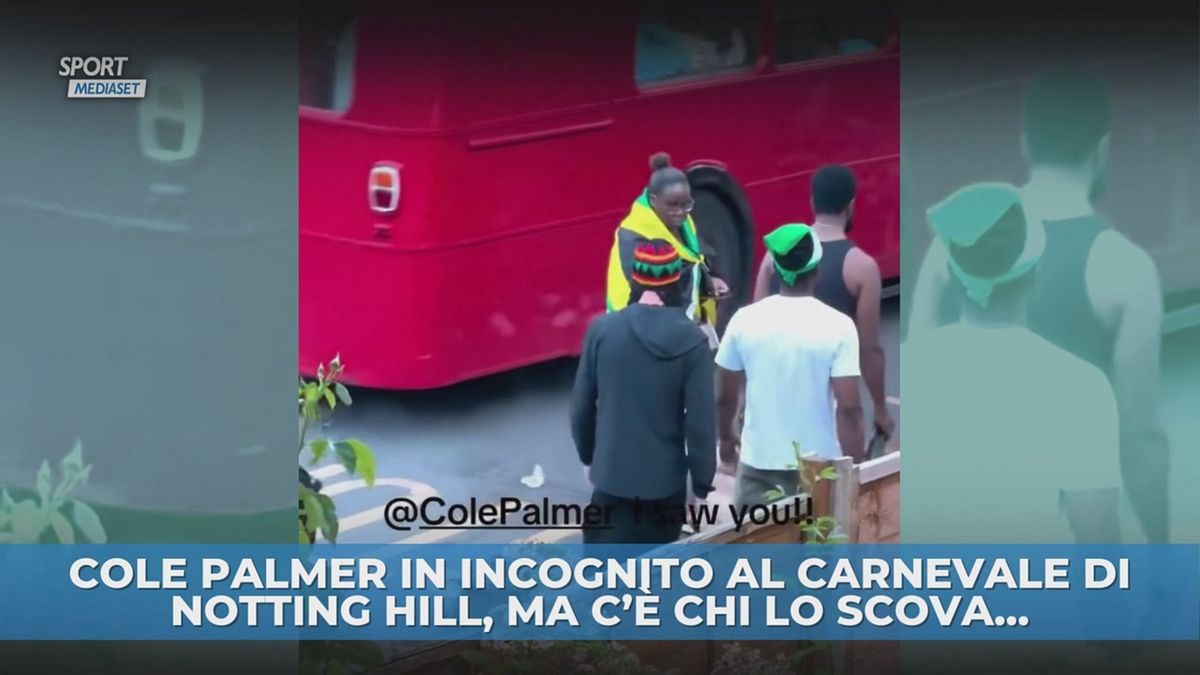 Cole Palmer al carnevale di Notting Hill