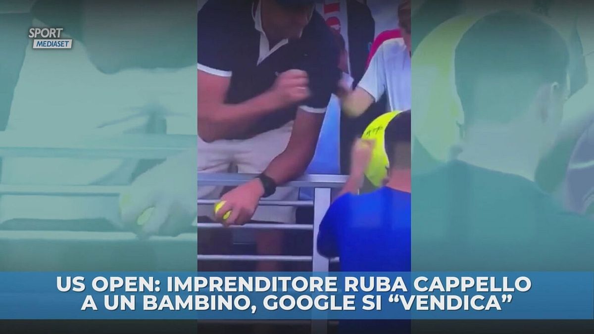 Uomo ruba cappello a un bambino: bufera