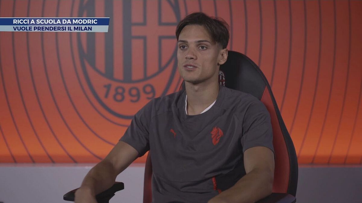 Ricci a scuola da Modric
