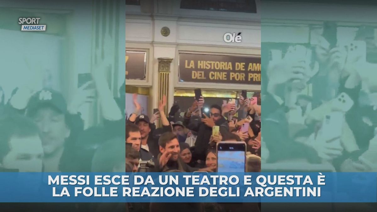 La follia degli argentini per Messi