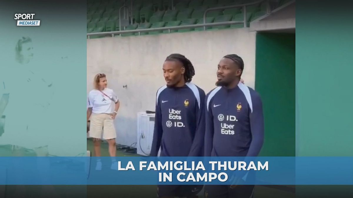 Francia: Khéphren e Marcus Thuram entrano insieme per l'allenamento