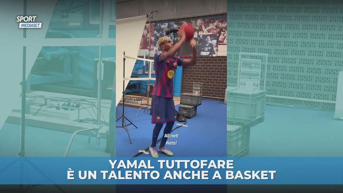 Yamal: un talento anche a basket