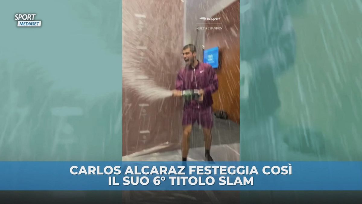 Carlos Alcaraz, che festa!