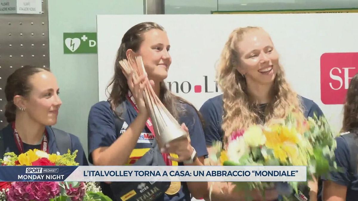 L'Italvolley torna a casa con la coppa