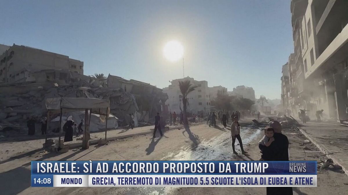 Breaking News delle 14.00 | Israele: sì ad accordo proposto da Trump