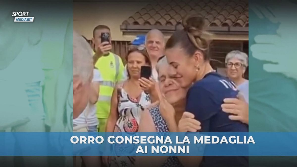 Alessia Orro torna a casa: l'emozionante saluto con i nonni