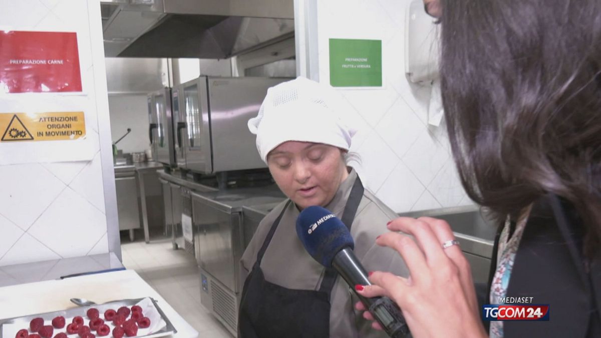 12.00 ROMA,  CON SINDROME DI DOWN DIVENTA CHEF  SRV