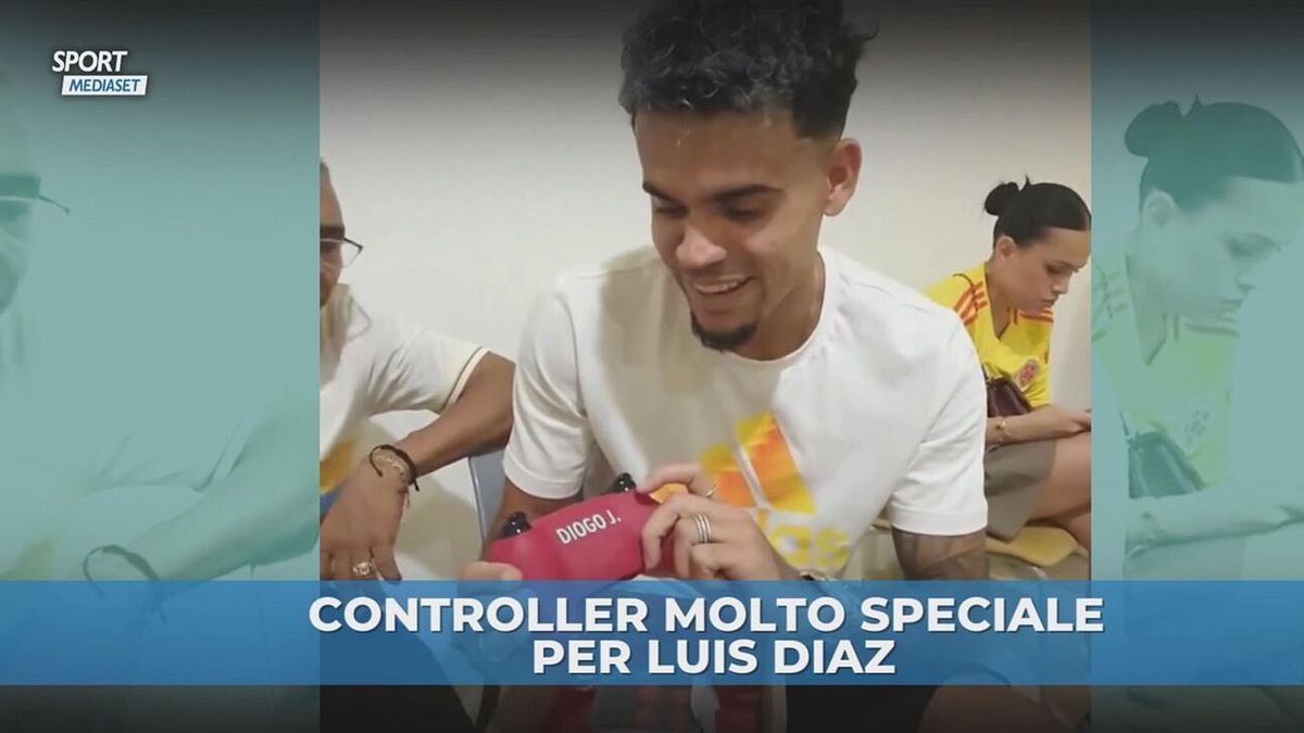 Luis Diaz riceve il controller con il nome di Diogo Jota: la reazione