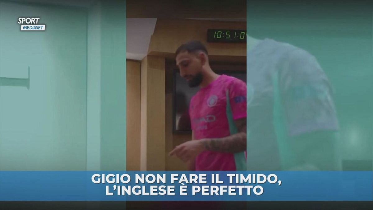Gigio, "che inglese bro"!