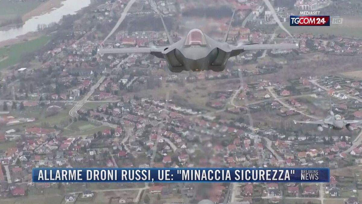 Breaking News delle 21.30 | Allarme droni russi, Ue: "Minaccia sicurezza"