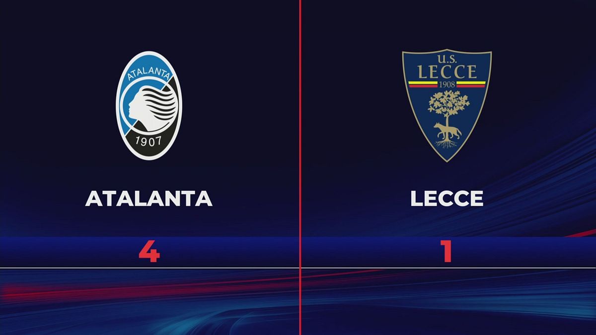 Atalanta-Lecce 4-1: gli highlights
