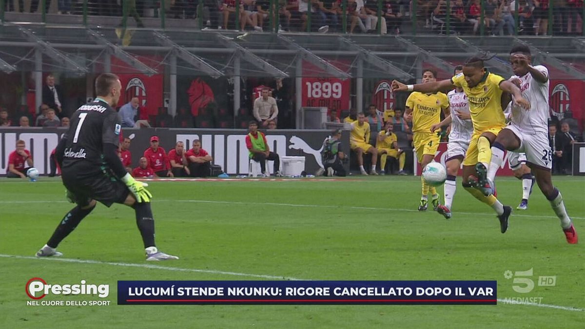 La moviola di Milan-Bologna: manca un rigore ai rossoneri