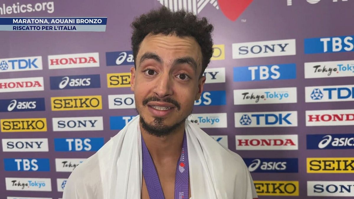 Maratona, Aouani bronzo