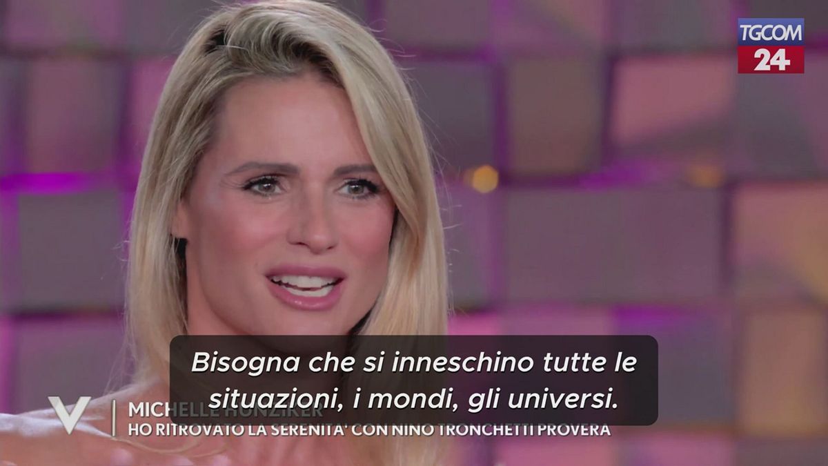 Michelle Hunziker parla della relazione con Nino Tronchetti Provera