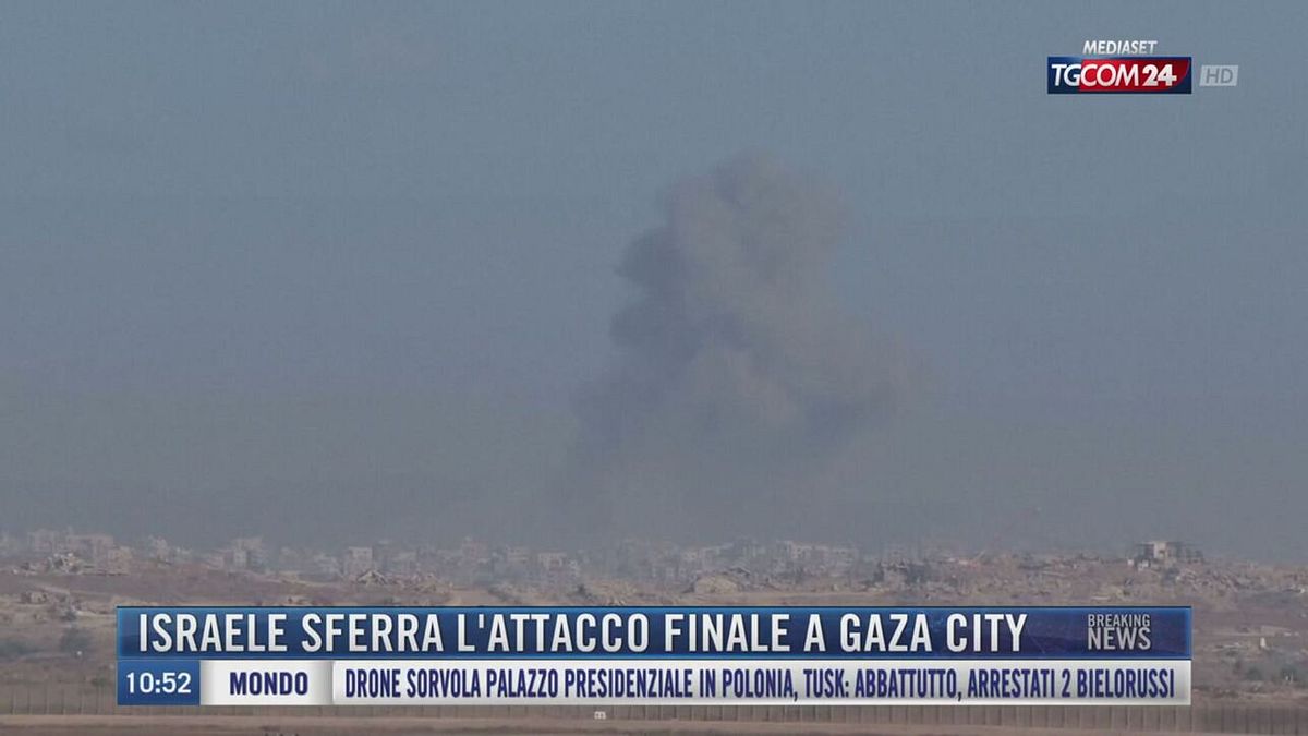 Breaking News delle 11.00 | Israele sferra l'attacco finale a Gaza City