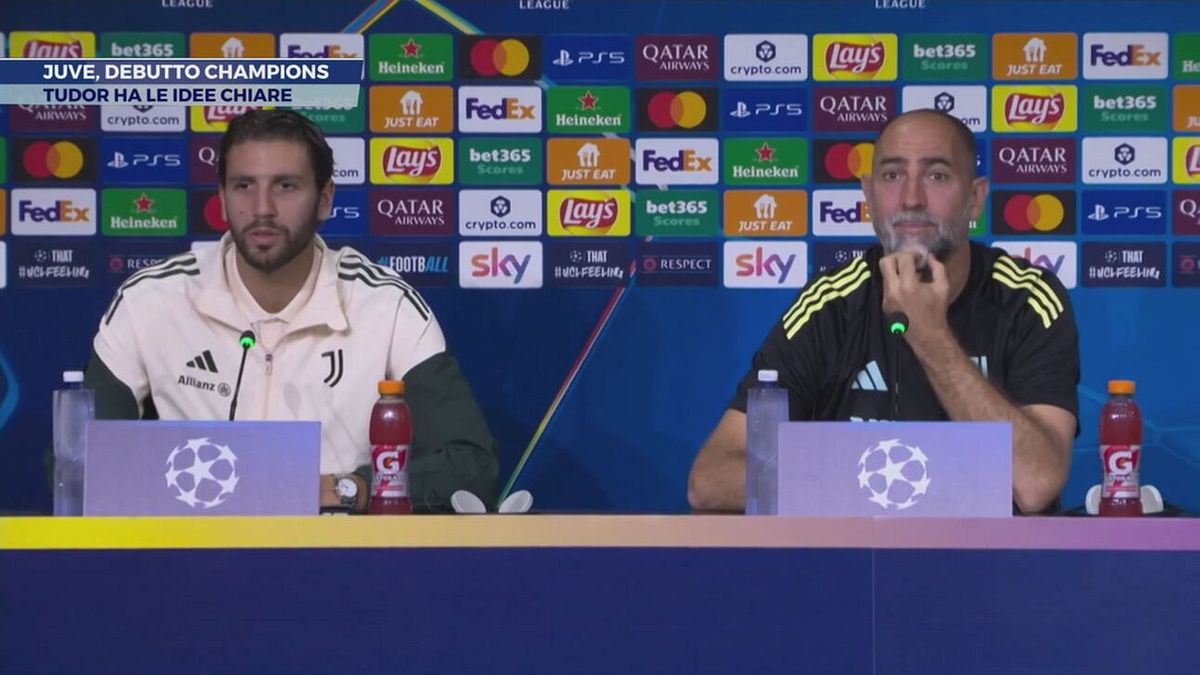 Juve, debutto Champions