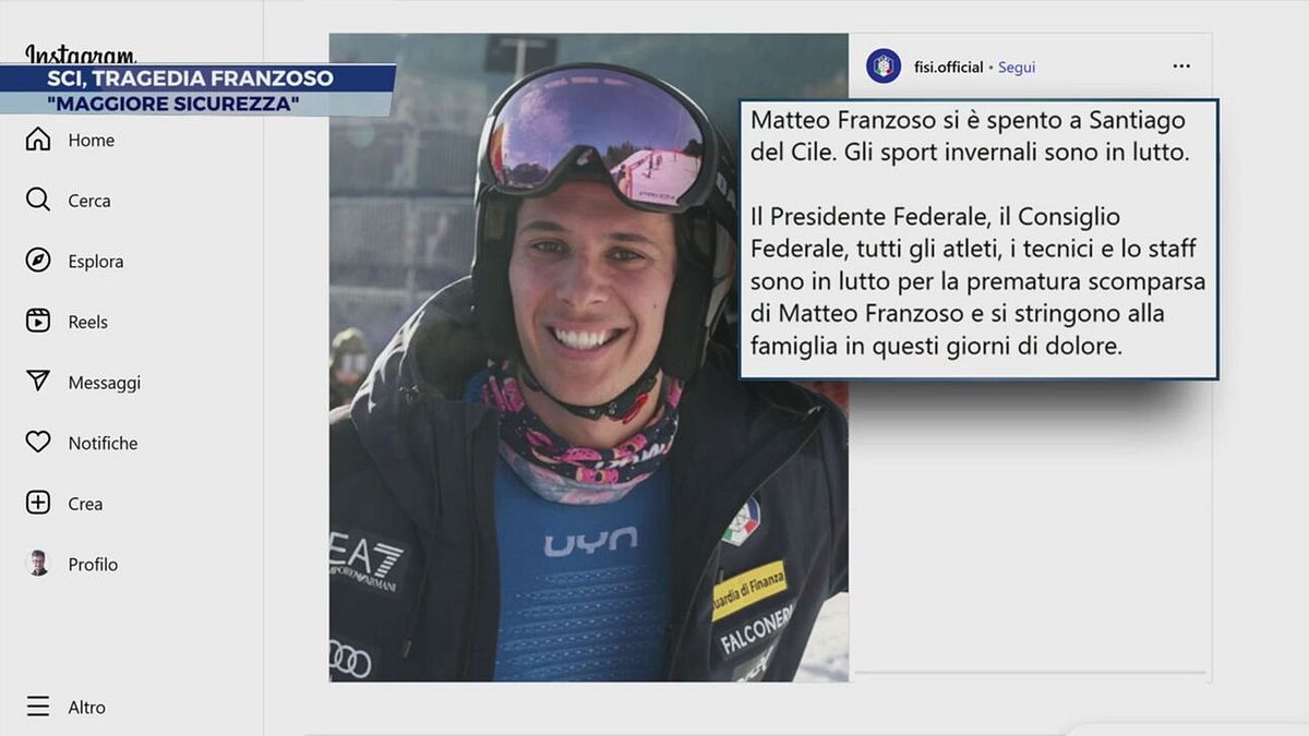 Sci, tragedia Franzoso