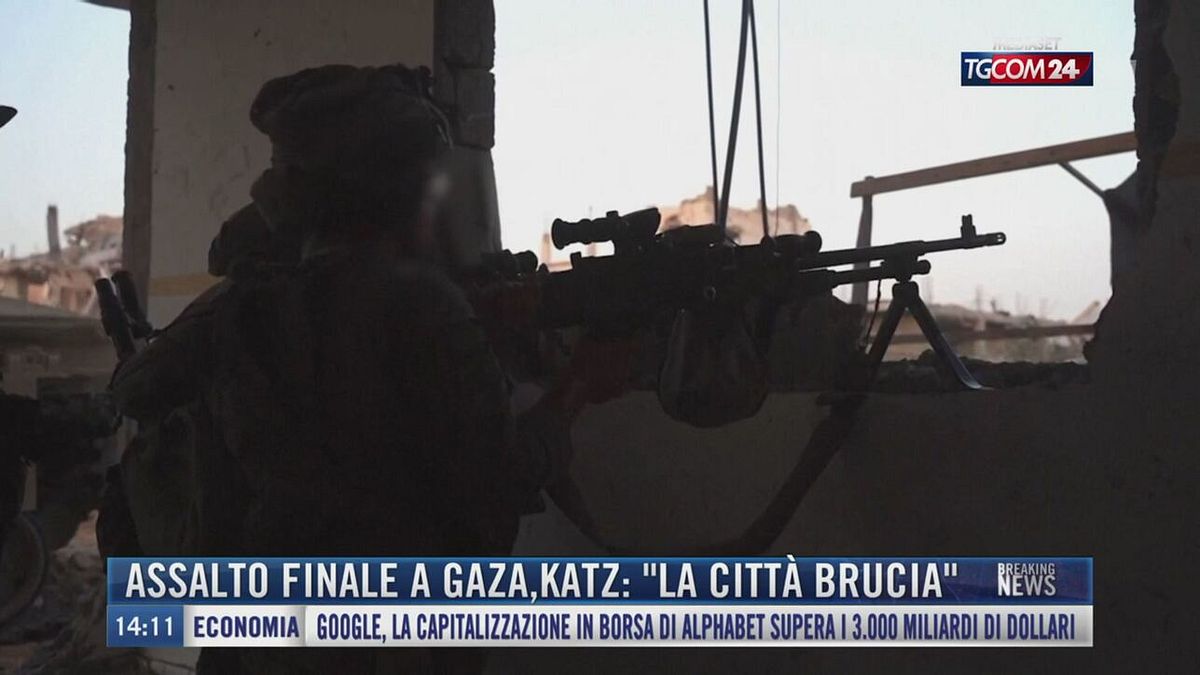 Breaking News delle 14.00 | Assalto finale a Gaza, Katz: "La città brucia"