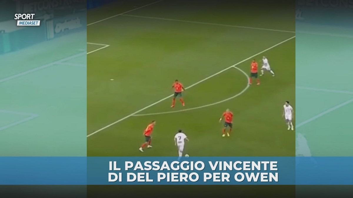 Del Piero: che assist nel match delle leggende