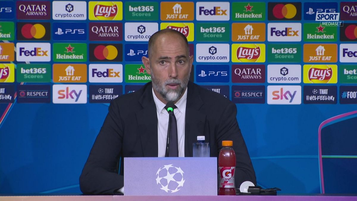 CONF. TUDOR POST JUVE-BORUSSIA 16/9 DICH