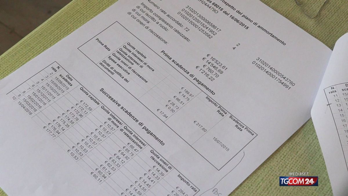 12.00 FISCO, ADDIO A 408 MLD CREDITI SRV