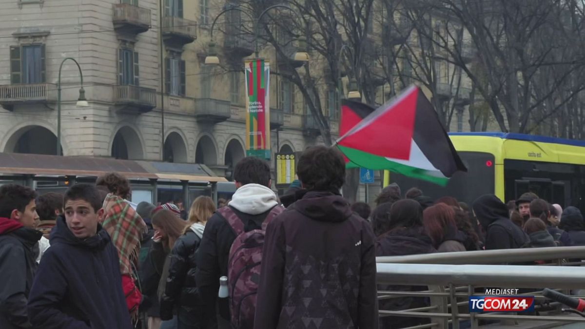 sciopero per gaza 