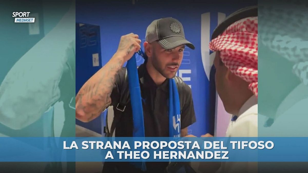 Il tifoso a Theo: "Se vinci un orologio, se perdi devi ridarmi la sciarpa"