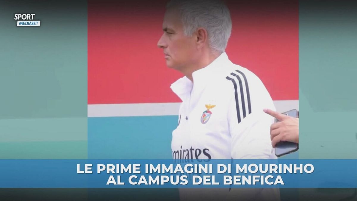 Mou carica il Benfica: dirige il primo allenamento