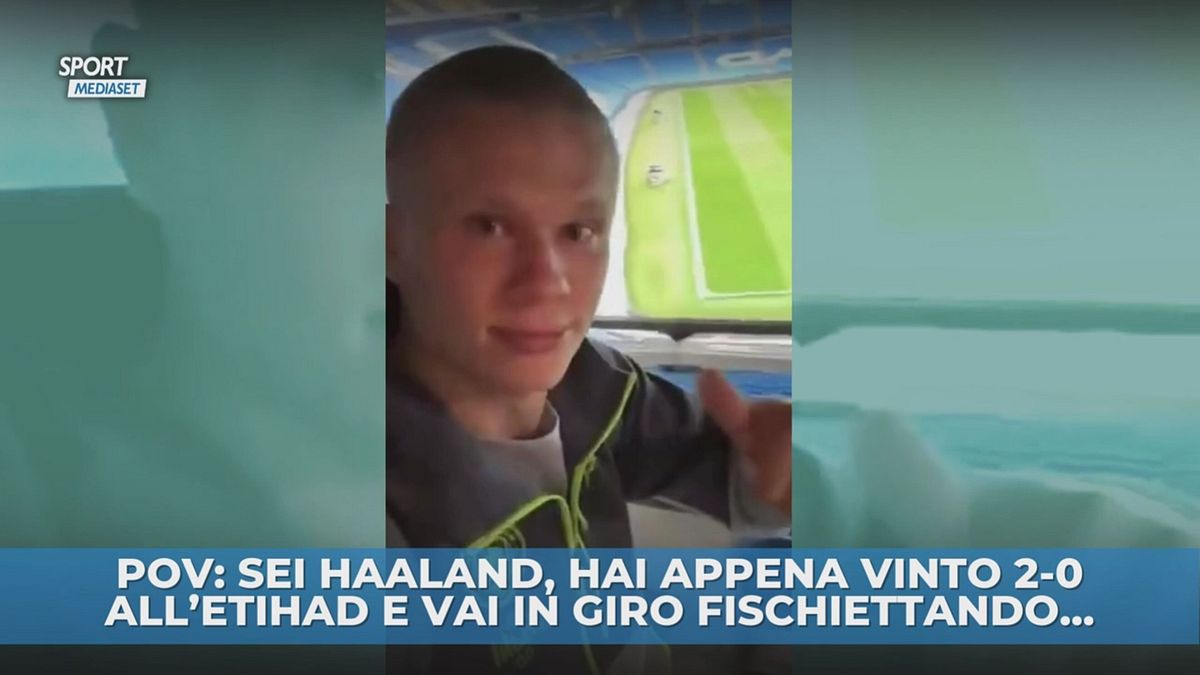 POV: Sei Haaland e ti rilassi così dopo la Champions