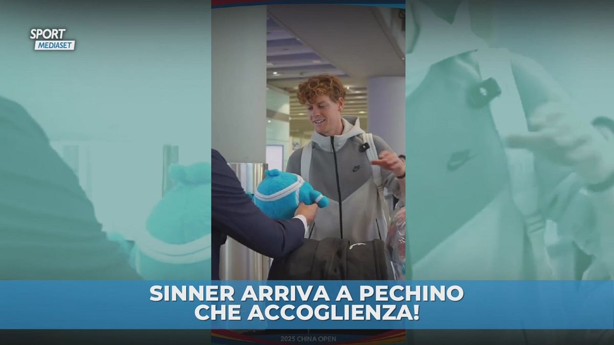 Che accoglienza per Sinner a Pechino