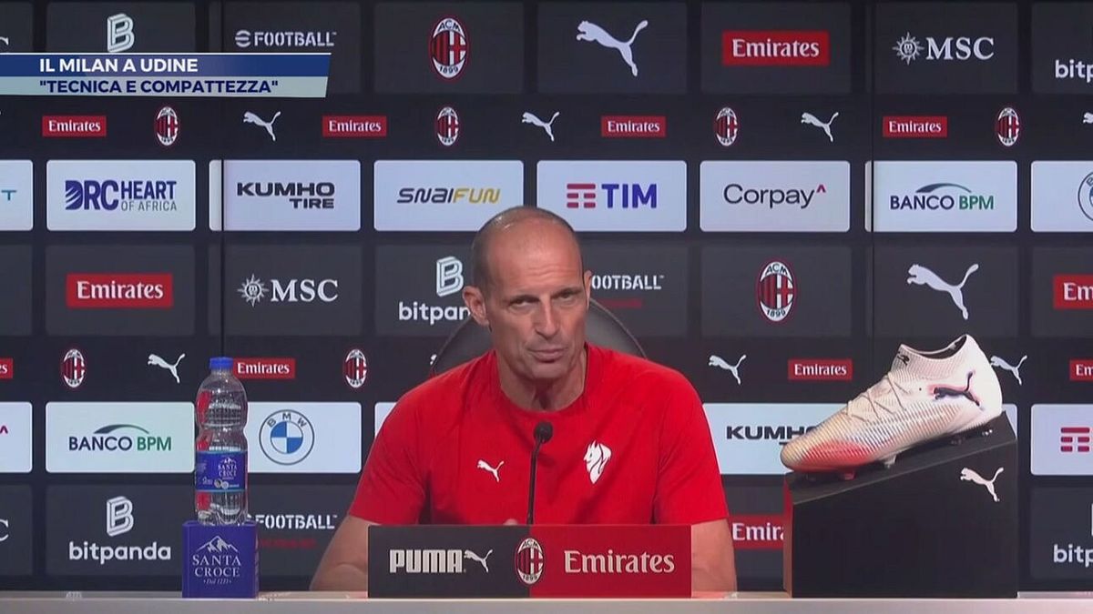 Il Milan a Udine