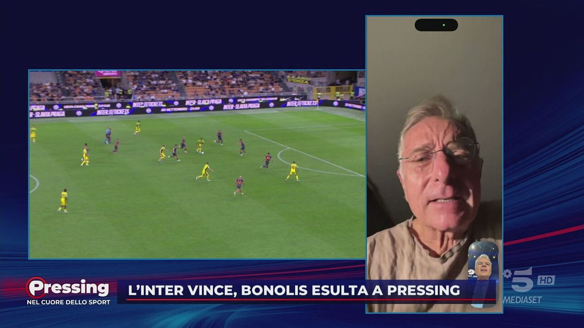 Bonolis: "Sono contento, è un'Inter da 7,5"
