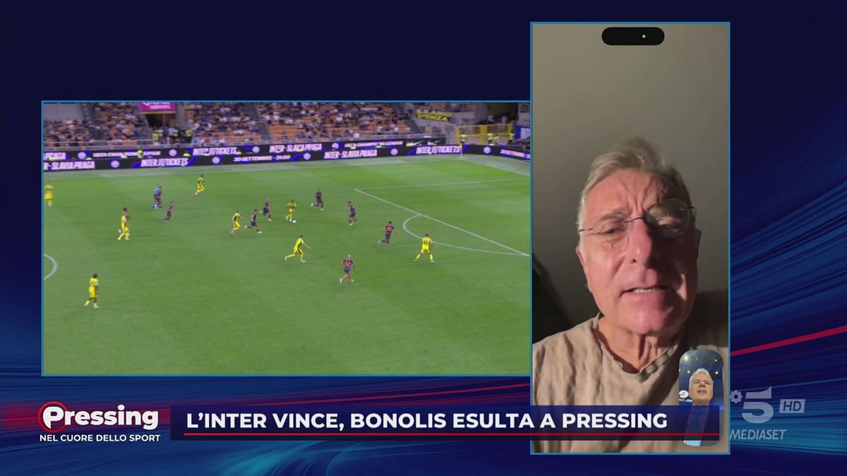 Bonolis: "Sono contento, è un'Inter da 7,5"