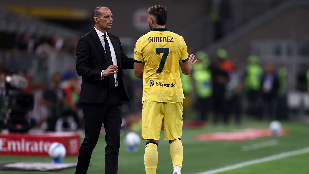 Allegri e Gimenez (Milan)